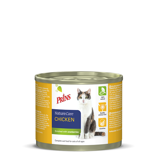 Prins NatureCare Poulet pour chat - Pack de 6 boîtes