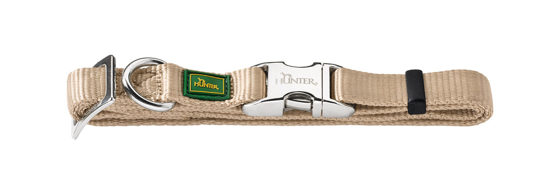 Collier pour chien Hunter Nylon Alu-Strong beige
